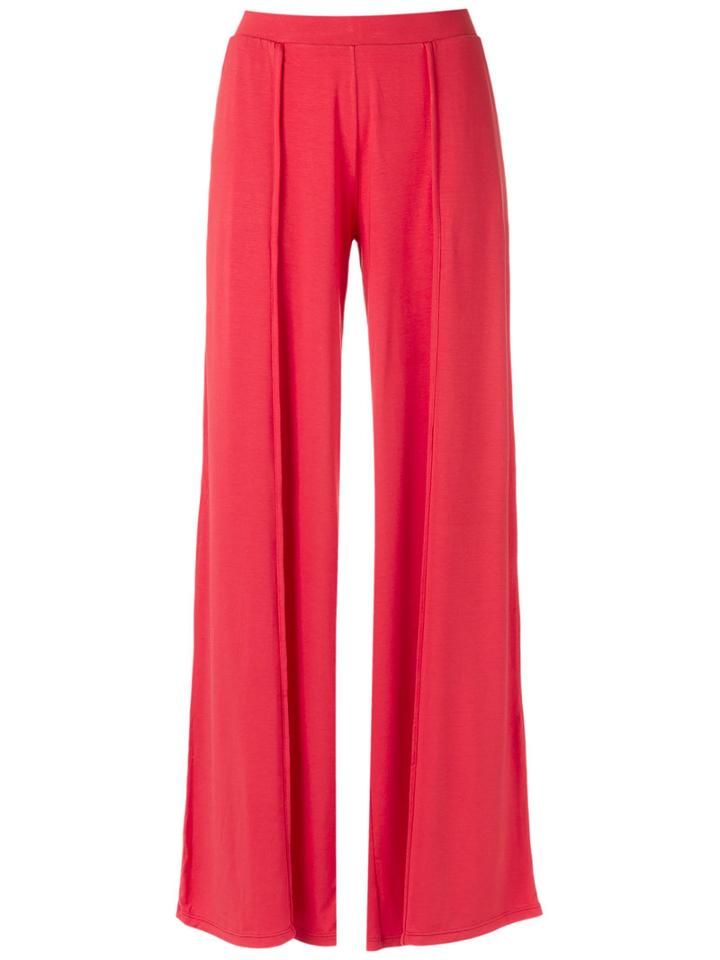 Lygia & Nanny - Wide Trousers - Women - Polyamide - 40, Red, Polyamide