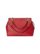 Gucci - Soft Gucci Signature Shoulder Bag - Women - Leather/metal/microfibre - One Size, Red, Leather/metal/microfibre