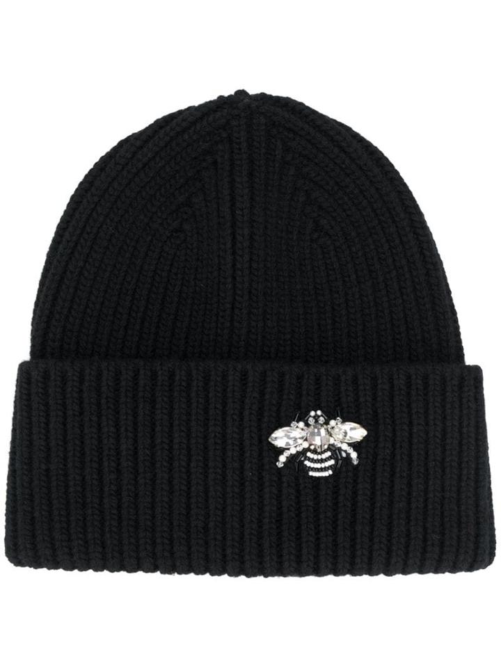 Markus Lupfer Jewelled Bee Beanie - Black