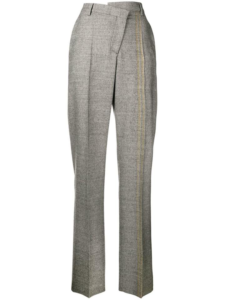 Maison Margiela Asymmetric Tailored Trousers - Grey