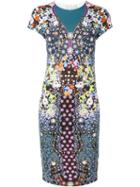 Mary Katrantzou 'elay' Fitted Dress, Women's, Size: Small, Viscose/spandex/elastane