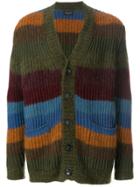 Roberto Collina Striped Cardigan - Multicolour