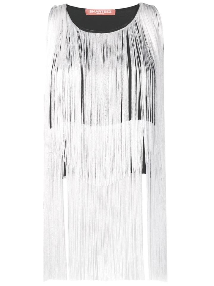 Smarteez Fringe Top - White