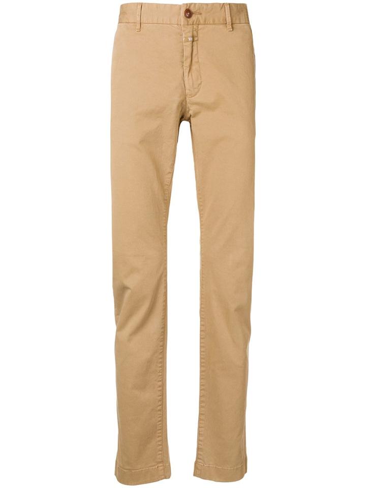 Closed Cord Detail Chinos - Nude & Neutrals