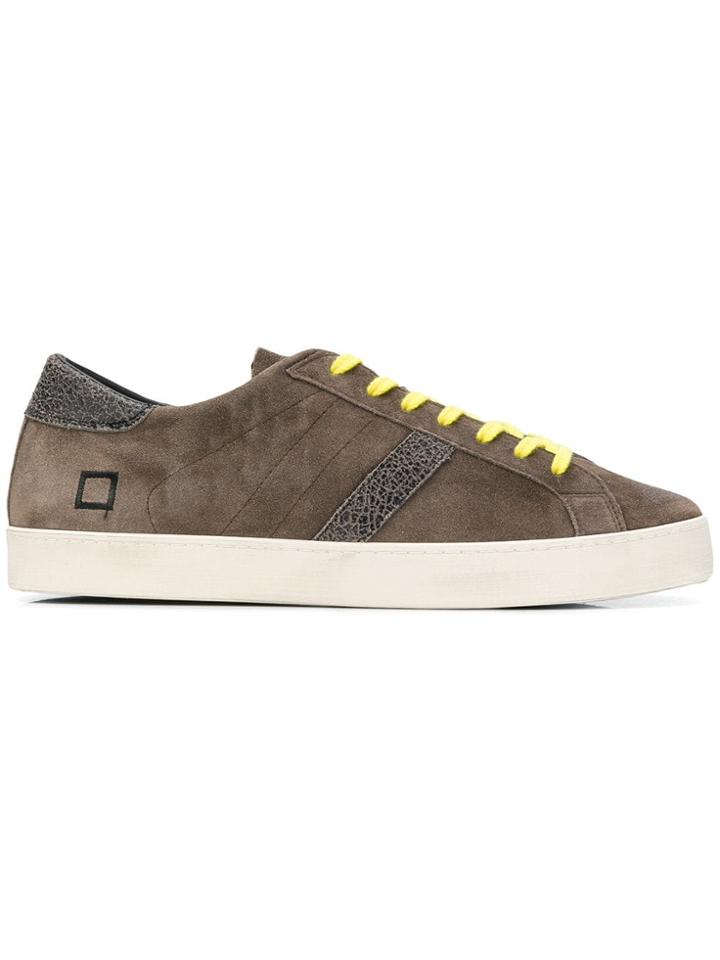 D.a.t.e. Lace-up Sneakers - Brown