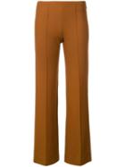 Romeo Gigli Pre-owned 2000's Mid Rise Slim Trousers - Brown