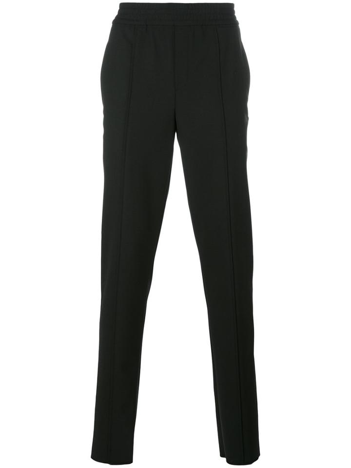 Neil Barrett Slim Fit Track Pants, Men's, Size: 46, Black, Cotton/polyester/spandex/elastane/virgin Wool