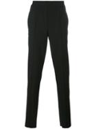 Neil Barrett Slim Fit Track Pants, Men's, Size: 46, Black, Cotton/polyester/spandex/elastane/virgin Wool