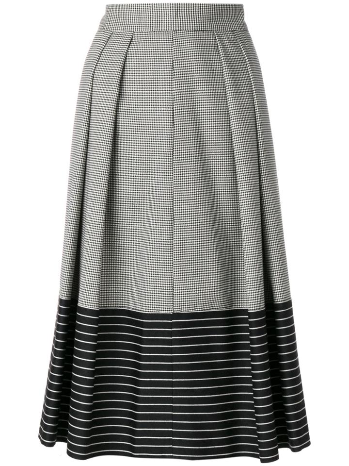 Marco De Vincenzo Houndstooth Skirt - White