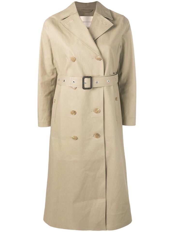 Mackintosh Fawn Bonded Cotton Long Trench Coat Lr-091 - Idj09 Fawn