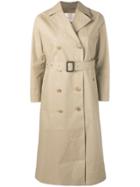 Mackintosh Fawn Bonded Cotton Long Trench Coat Lr-091 - Idj09 Fawn