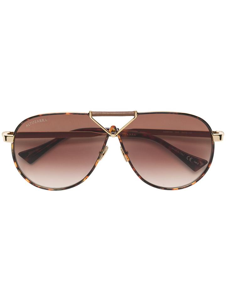 Altuzarra Aviator Sunglasses - Metallic