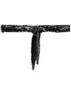 Attico Sequin Knot Belt - Black