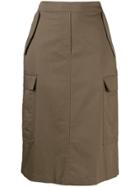Theory Cargo Skirt - Green