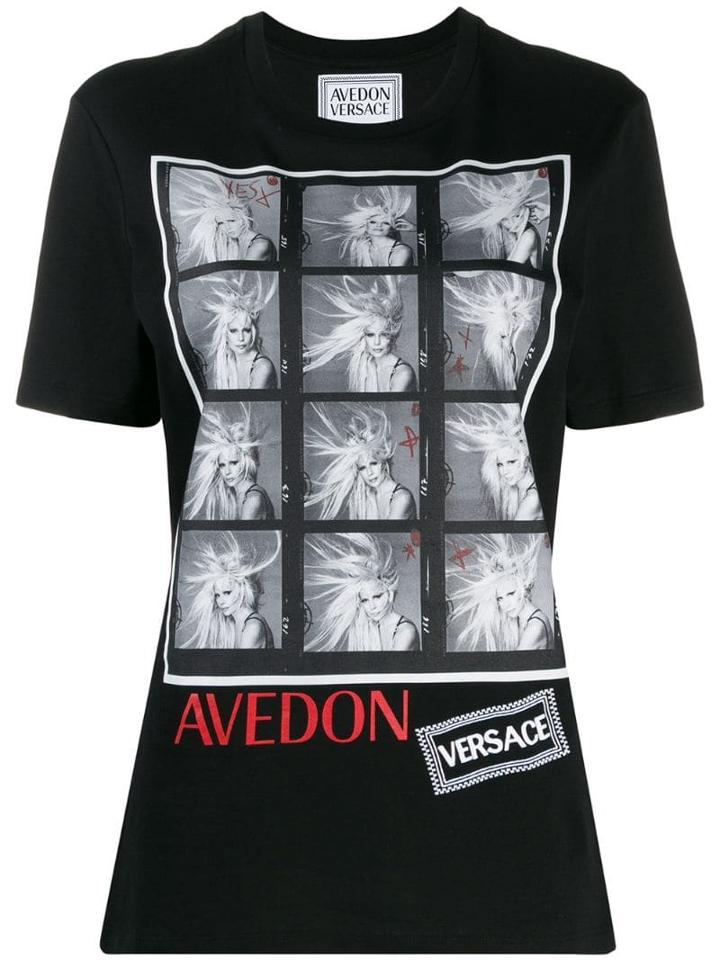 Versace Richard Avedon Test T-shirt - Black