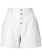 Rta High Rise Shorts - White