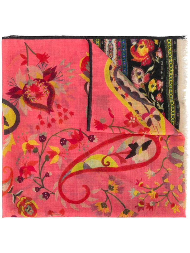 Etro Floral Pattern Scarf - 600