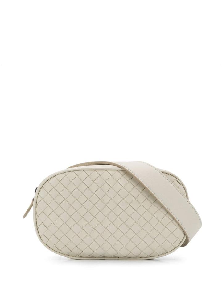 Bottega Veneta Intrecciato Belt Bag - White