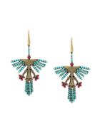 Valentino Hummingbird Earrings - Multicolour
