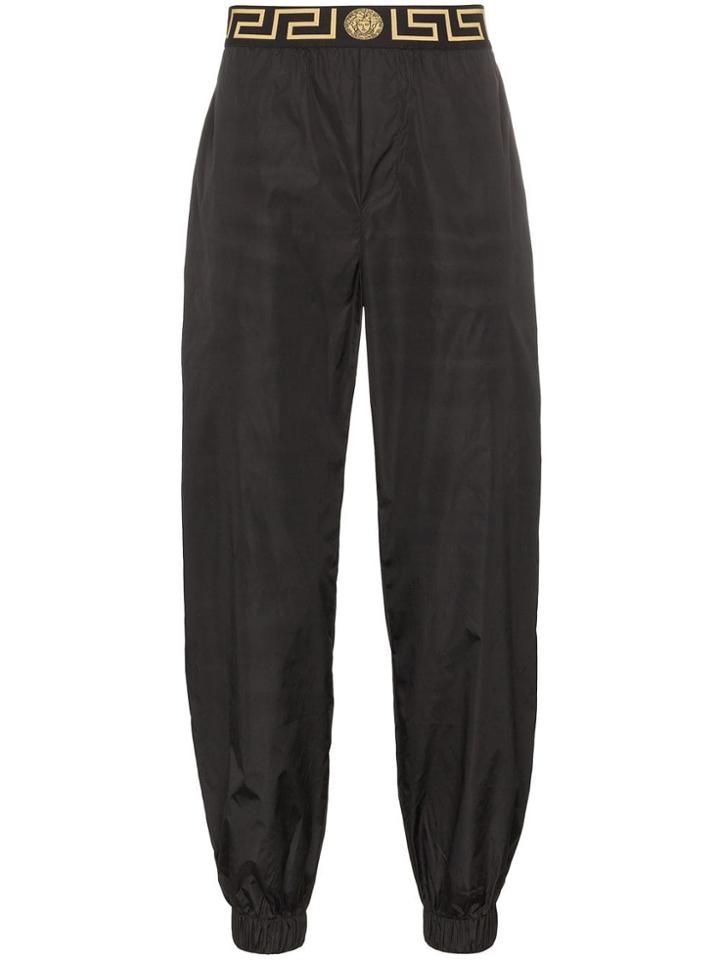 Versace Greca Border Track Pants - Black