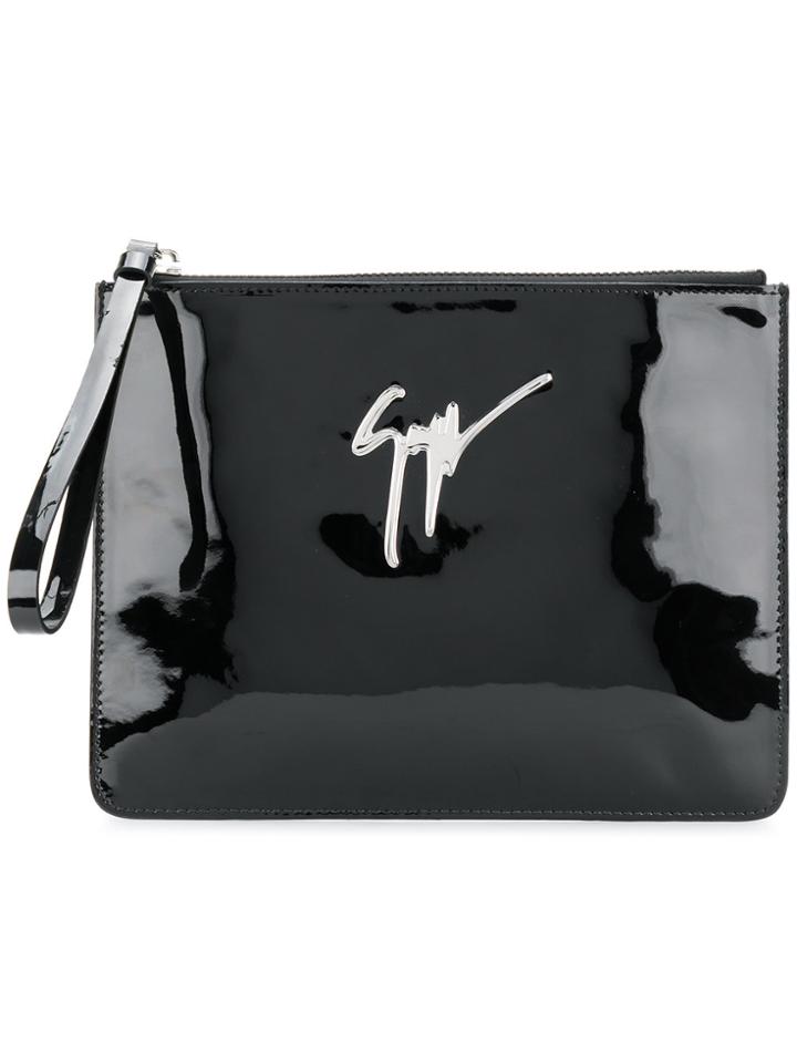 Giuseppe Zanotti Design Classic Clutch - Black