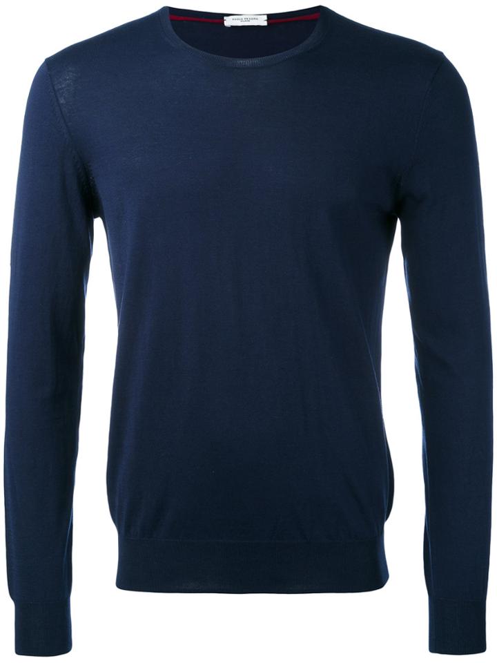 Paolo Pecora Crew Neck Jumper - Blue