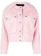 Cédric Charlier Cropped Longsleeved Jacket - Pink