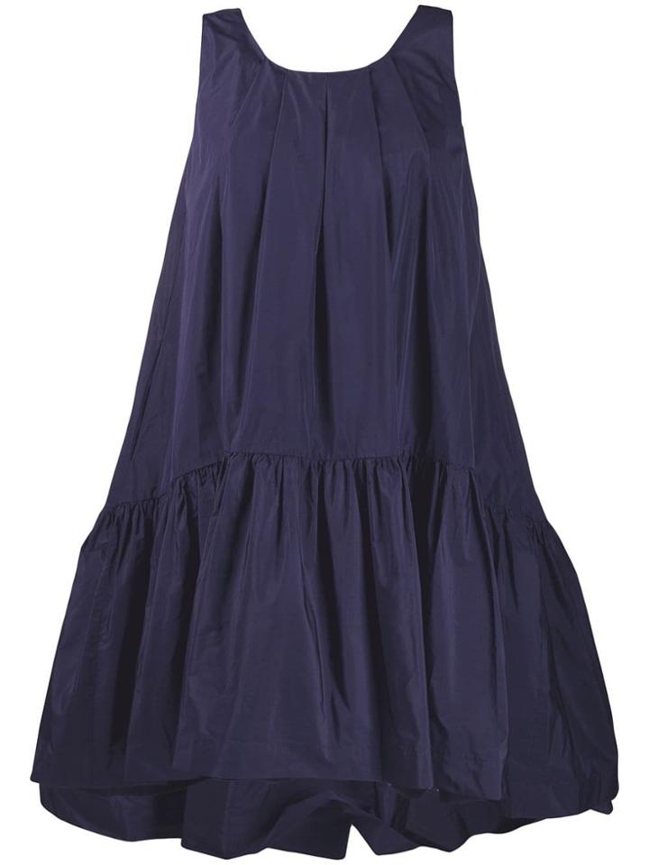 P.a.r.o.s.h. Scoop Neck Swing Dress - Blue