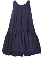 P.a.r.o.s.h. Scoop Neck Swing Dress - Blue