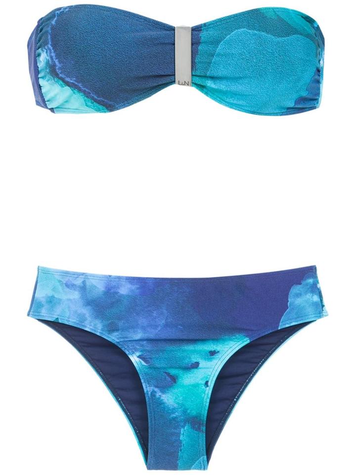 Lygia & Nanny Printed Ester Bikini Set - Blue
