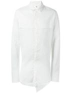 Lost & Found Rooms Layered Shirt, Men's, Size: M, White, Cotton/linen/flax