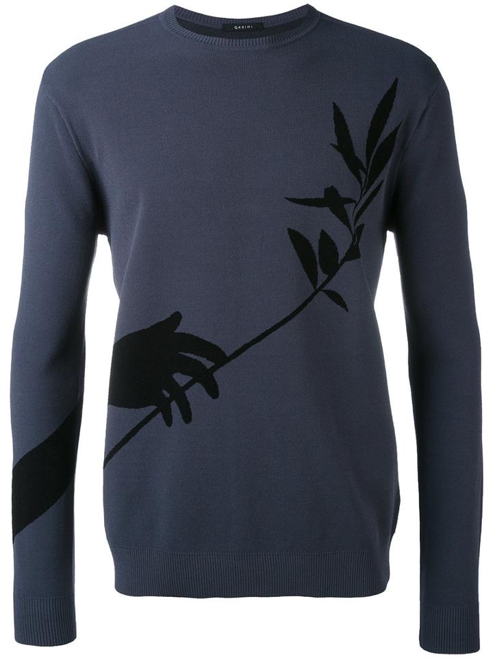 Qasimi - Altus Compact Knitted Top - Men - Polyester/viscose - L, Grey, Polyester/viscose