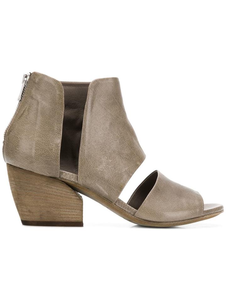 Officine Creative Blanc Cut-out Sandals - Grey