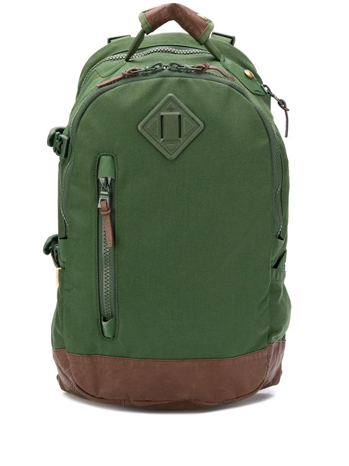 Visvim Colour Block Backpack - Green
