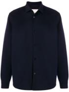 Jil Sander Knitted Shirt Jacket - Blue