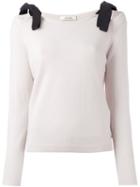 Dorothee Schumacher Lace-up Shoulders Pullover, Women's, Size: 4, Nude/neutrals, Cashmere