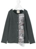 Douuod Kids - Ruffled Jacket - Kids - Cotton/polyester - 2 Yrs, Grey