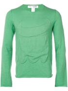 Comme Des Garçons Shirt Boys Raised Panels Sweater - Green
