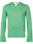 Comme Des Garçons Shirt Boys Raised Panels Sweater - Green