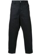 Gold Wide Jeans, Men's, Size: Large, Black, Cotton