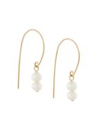 Uzerai Edits Pearl Earrings - Metallic