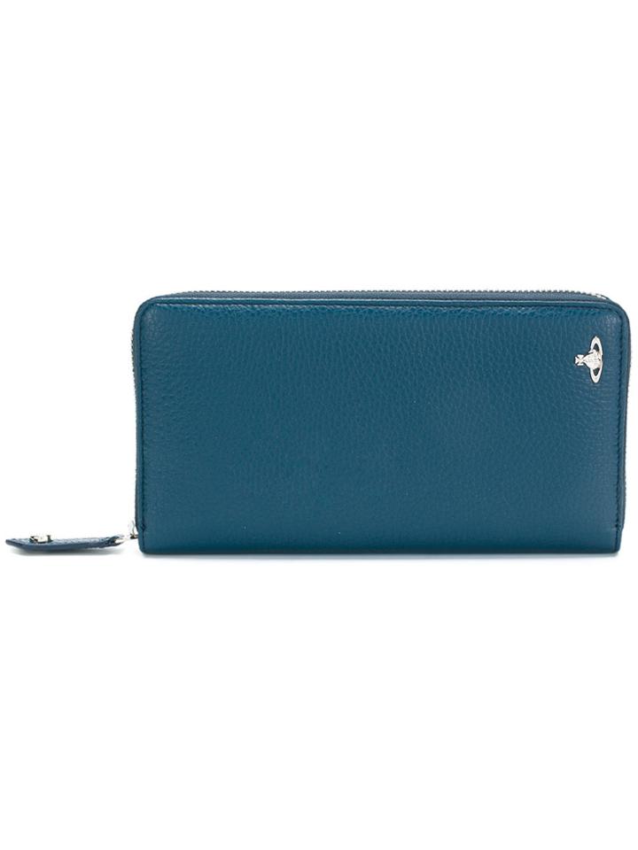 Vivienne Westwood Kent Zip Around Wallet - Blue