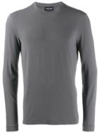 Giorgio Armani Fitted Sweatshirt - Grey