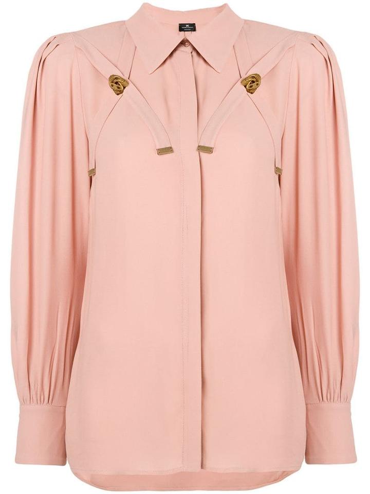 Elisabetta Franchi Loose Fit Blouse - Pink