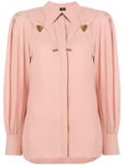 Elisabetta Franchi Loose Fit Blouse - Pink