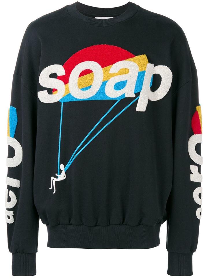 Henrik Vibskov Aero Soap Embroidered Sweatshirt - Black