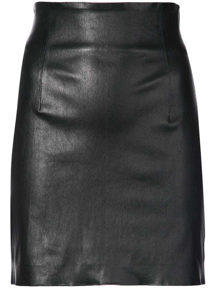 Theperfext Lisa Fitted Mini Skirt - Black