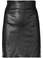 Theperfext Lisa Fitted Mini Skirt - Black