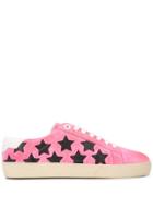 Saint Laurent Court Classic Sl/06 Star Sneakers - Pink