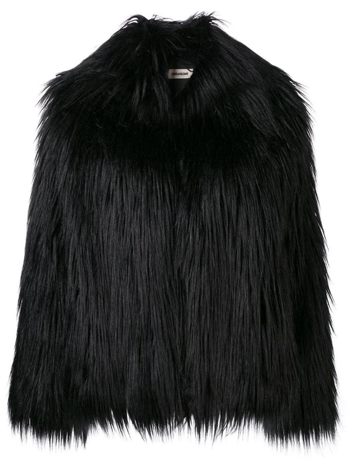 Zadig & Voltaire Fridas Fur Jacket - Black